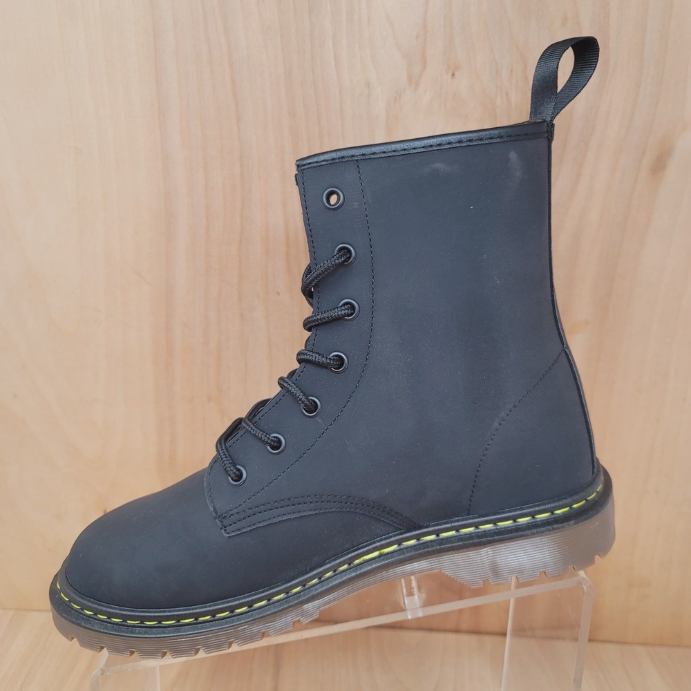 find. Women's Ankle Boots Size 9 M Black Combat Lace Up - Picture 3 of 12